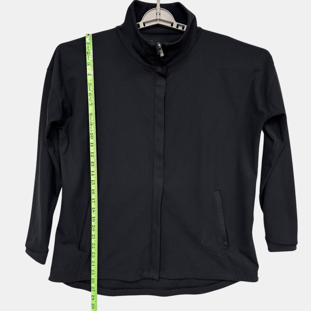 Peter Millar Black Women's Golf Jacket, Size Large, Full Zip "Go Anywhere" - Picture 14 of 16
